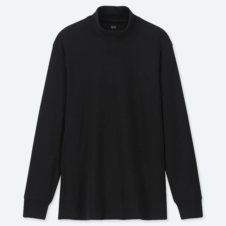 Download MEN SOFT TOUCH MOCK NECK LONG-SLEEVE T-SHIRT | UNIQLO US