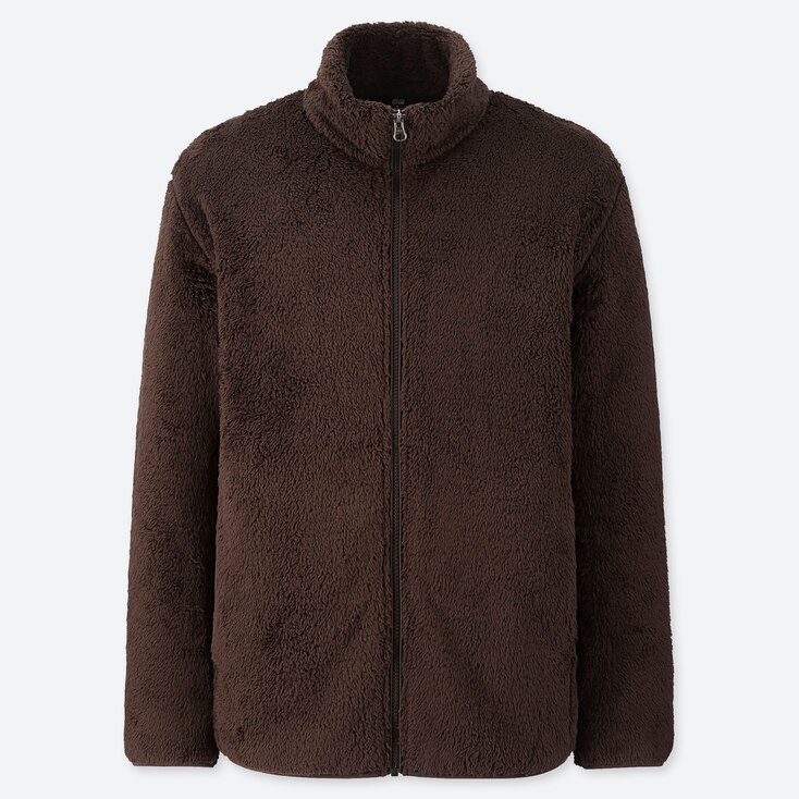 Men Fluffy Fleece Zipped Jacket | UNIQLO