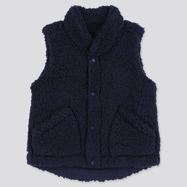 TODDLER FLUFFY YARN FLEECE VEST UNIQLO US