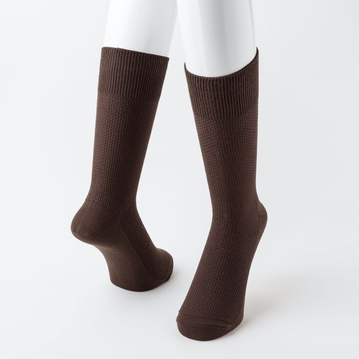 MEN SUPIMA COTTON PIQUE SOCKS UNIQLO US