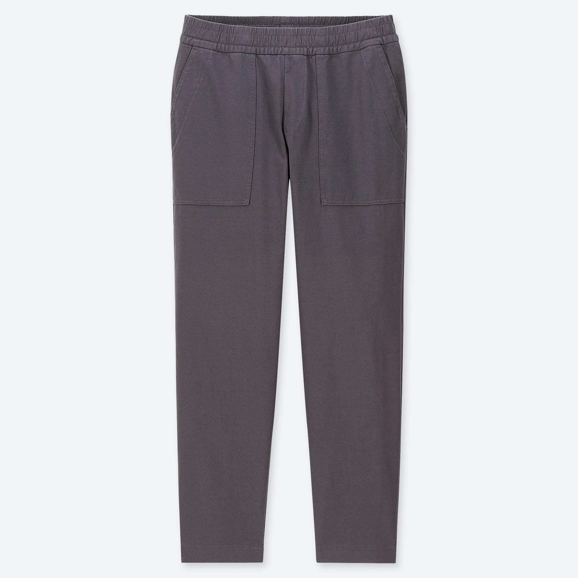 washed jersey ankle pants