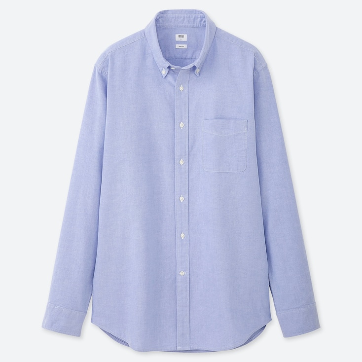 UNIQLO MEN EXTRA FINE COTTON BROADCLOTH REGULAR FIT CHECKED SHIRT