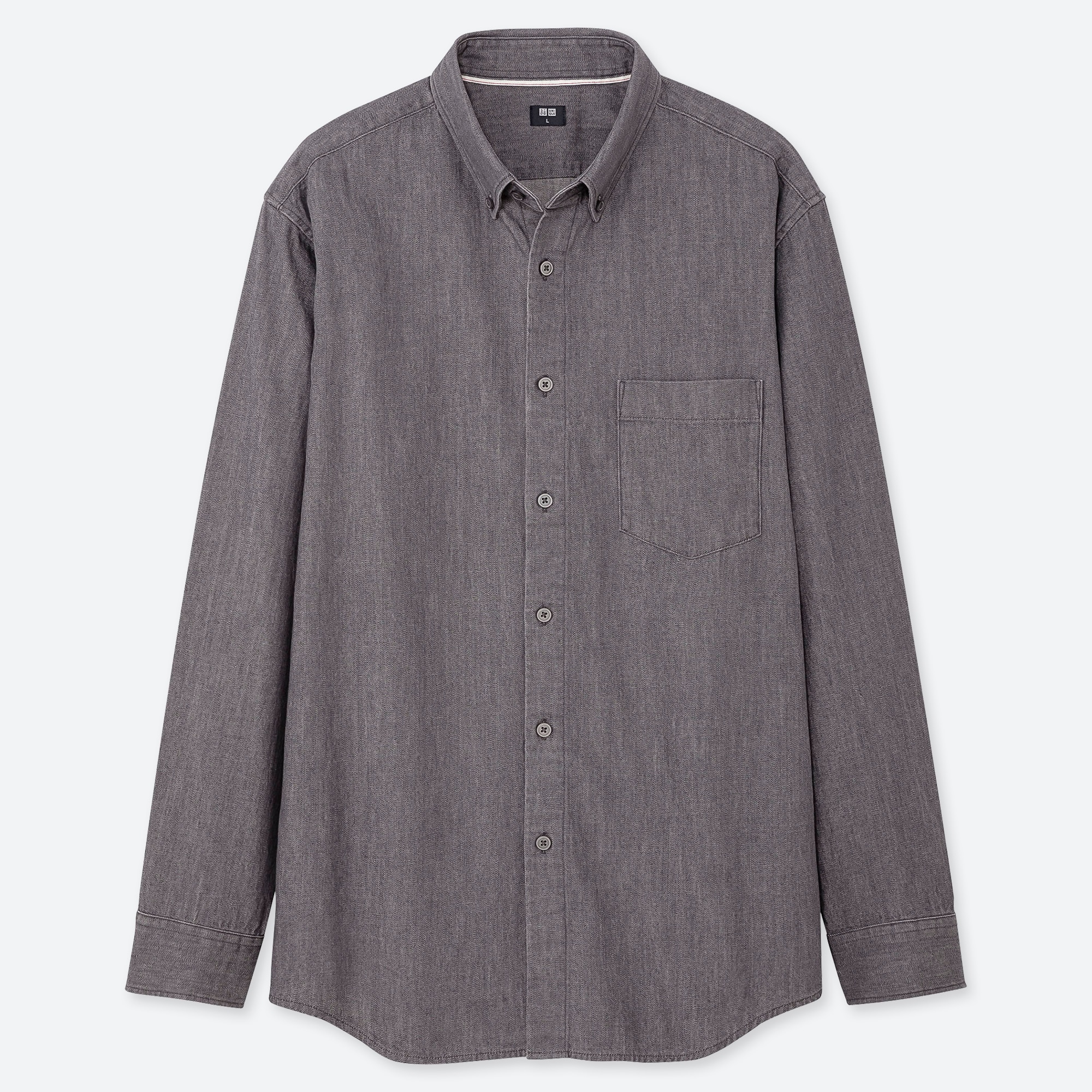 uniqlo men's denim shirt