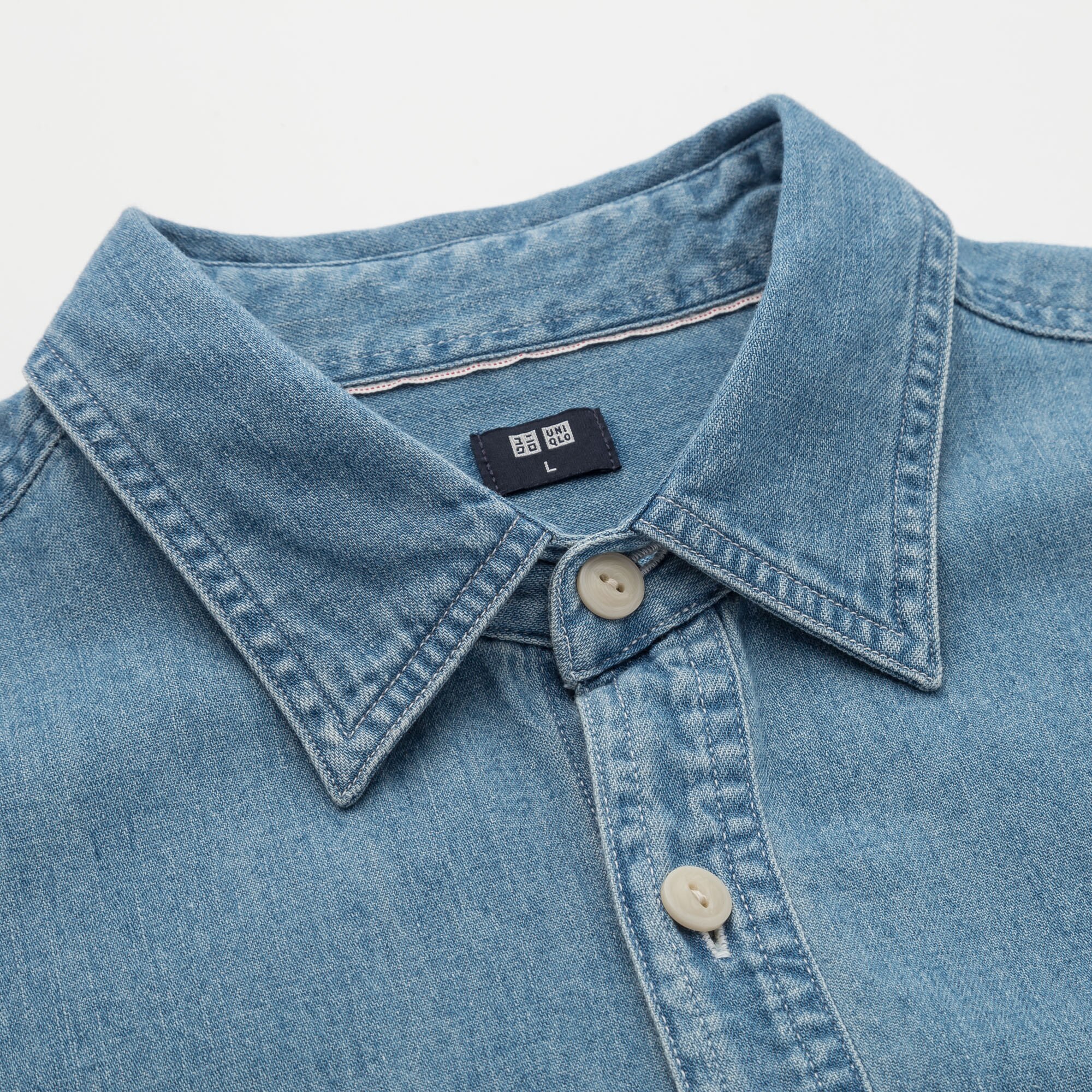 long sleeve denim work shirt