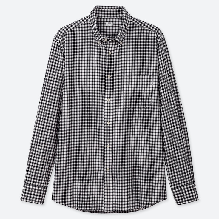 UNIQLO Men Extra Fine Cotton Broadcloth Regular Fit Checked Short