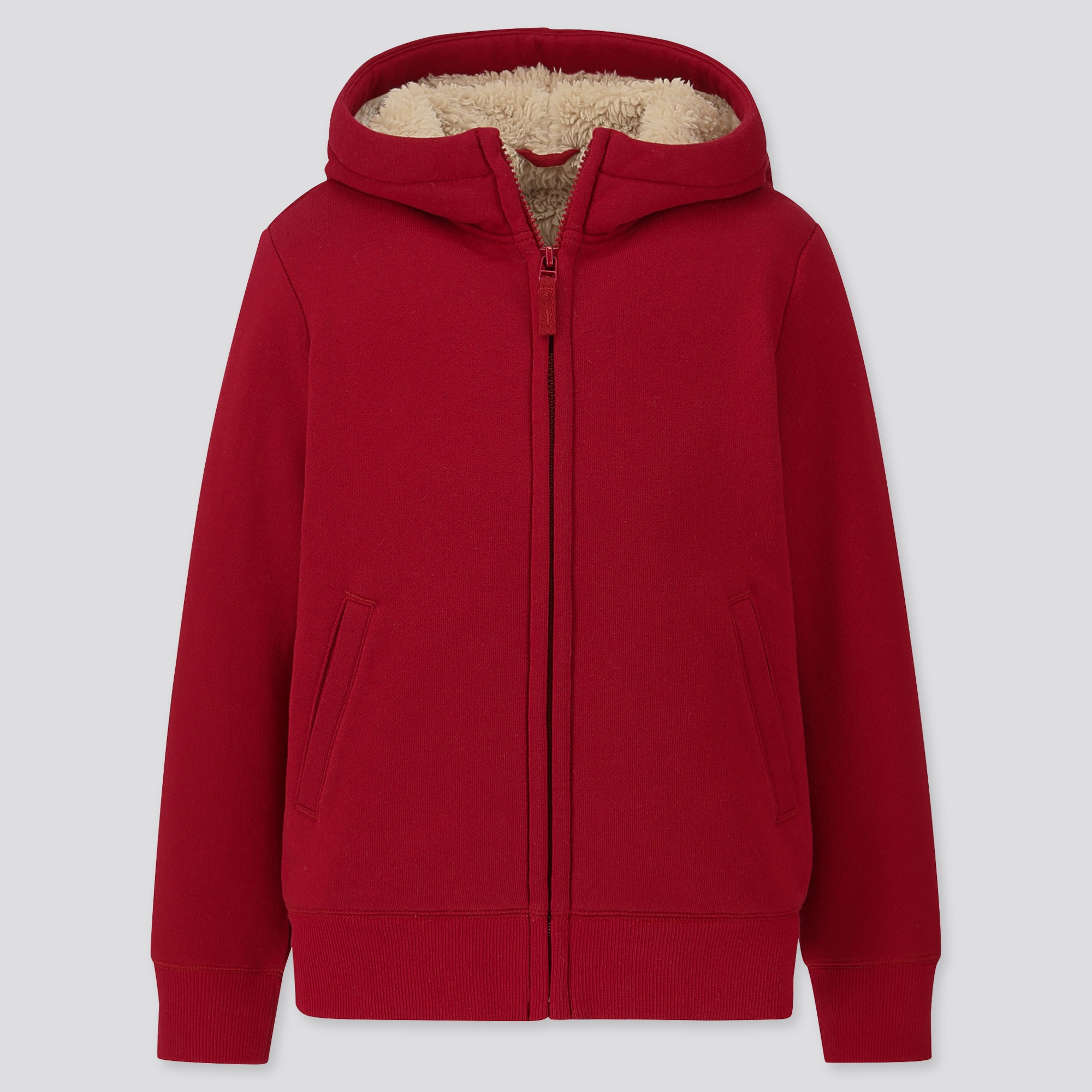 uniqlo pile lined hoodie