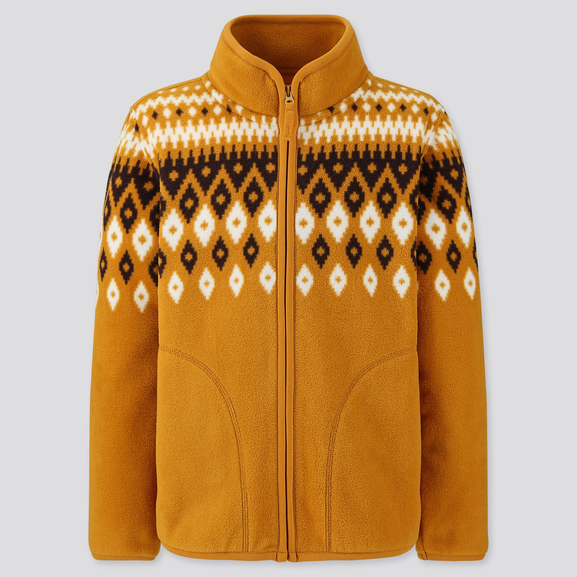 uniqlo printed fleece