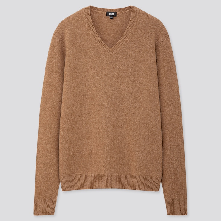 UNIQLO WOMEN 3D KNIT SEAMLESS CASHMERE V NECK COCOON JUMPER | StyleHint