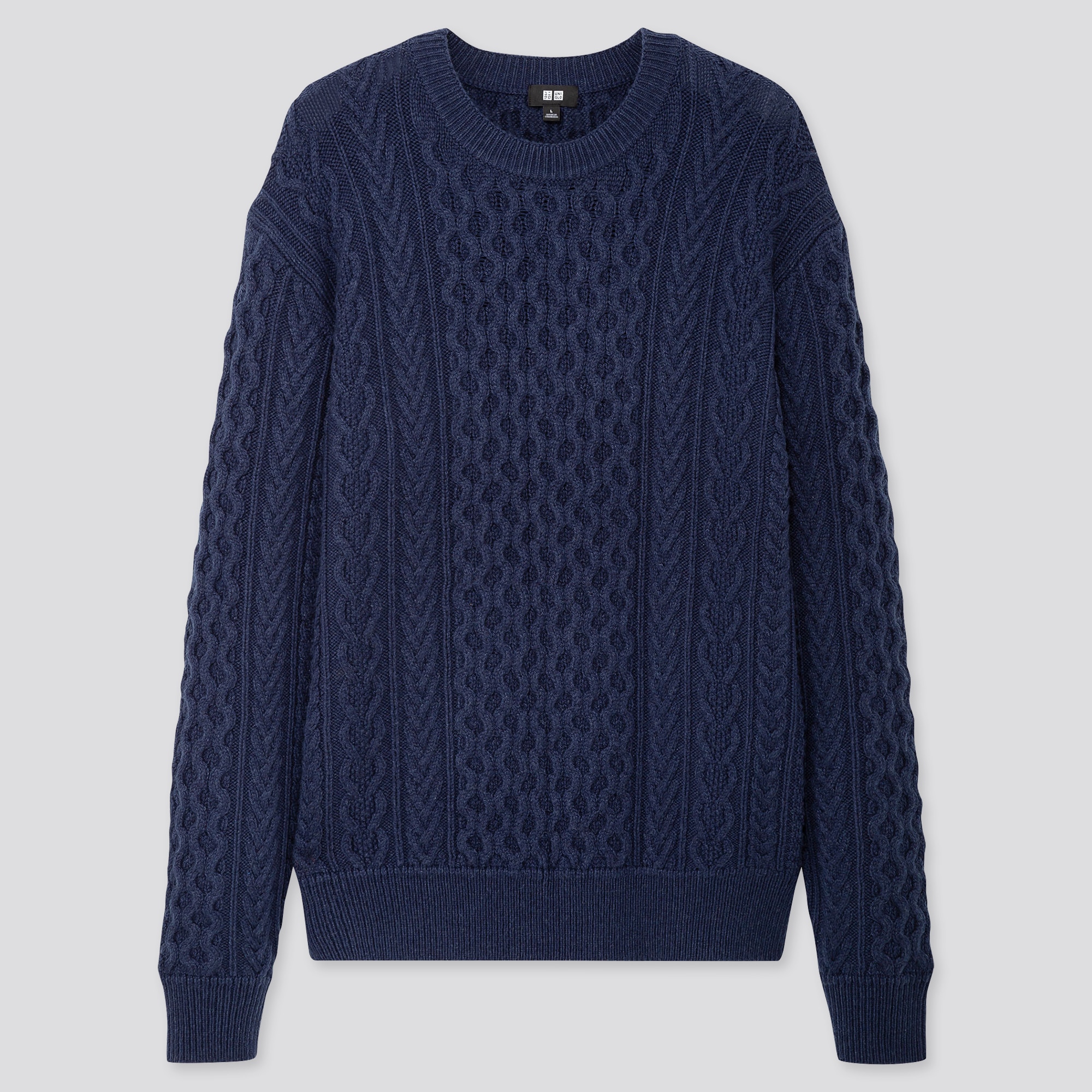 uniqlo cable knit sweater