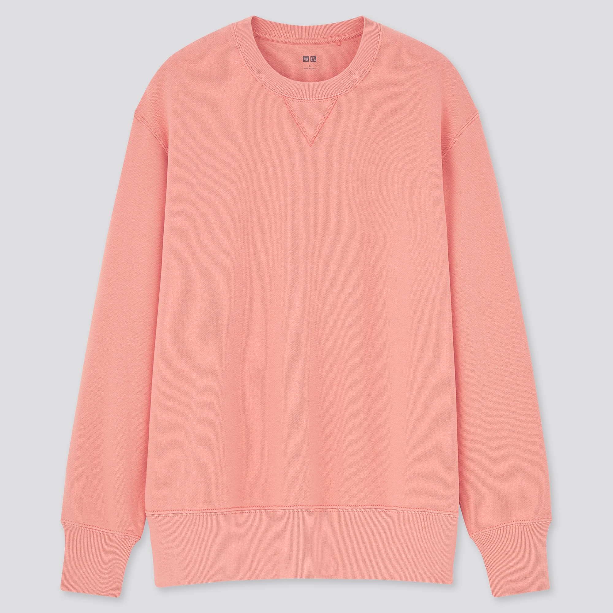 Long sleeve sweatshirt discount uniqlo