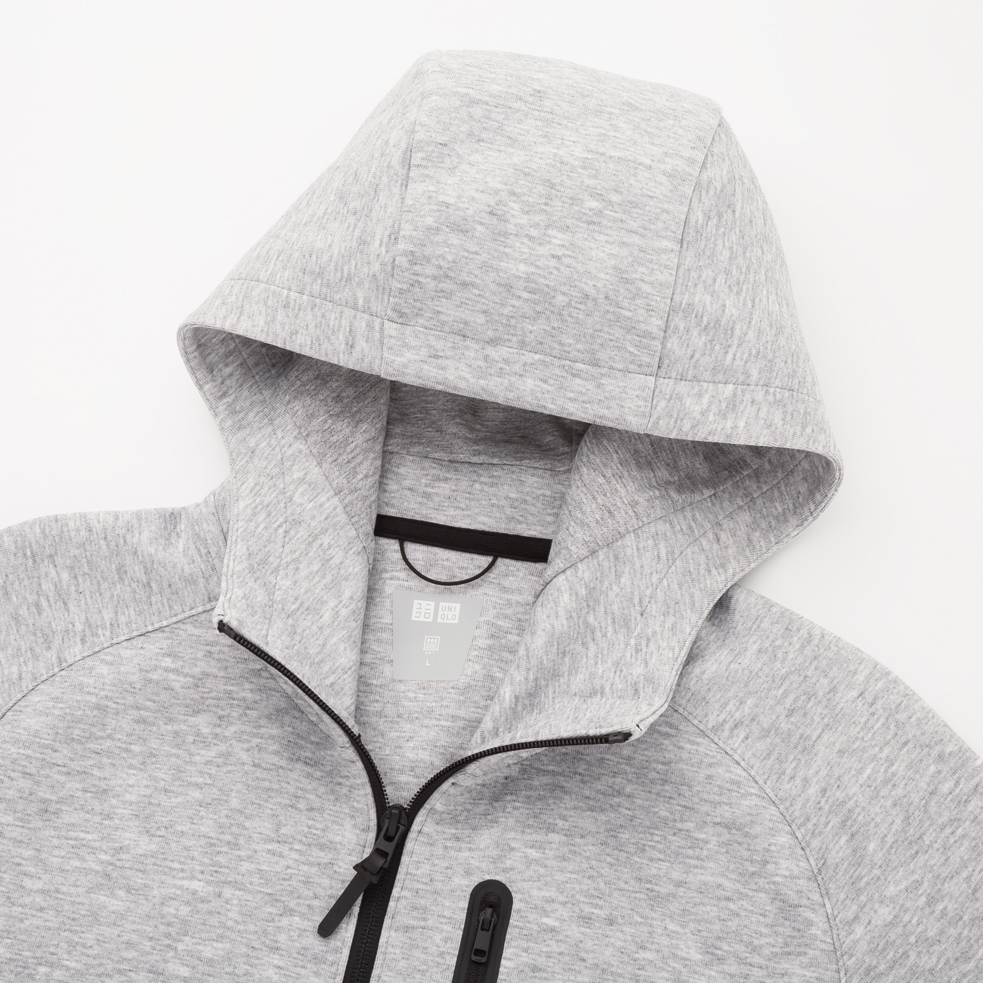 uniqlo dry stretch sweat full zip hoodie