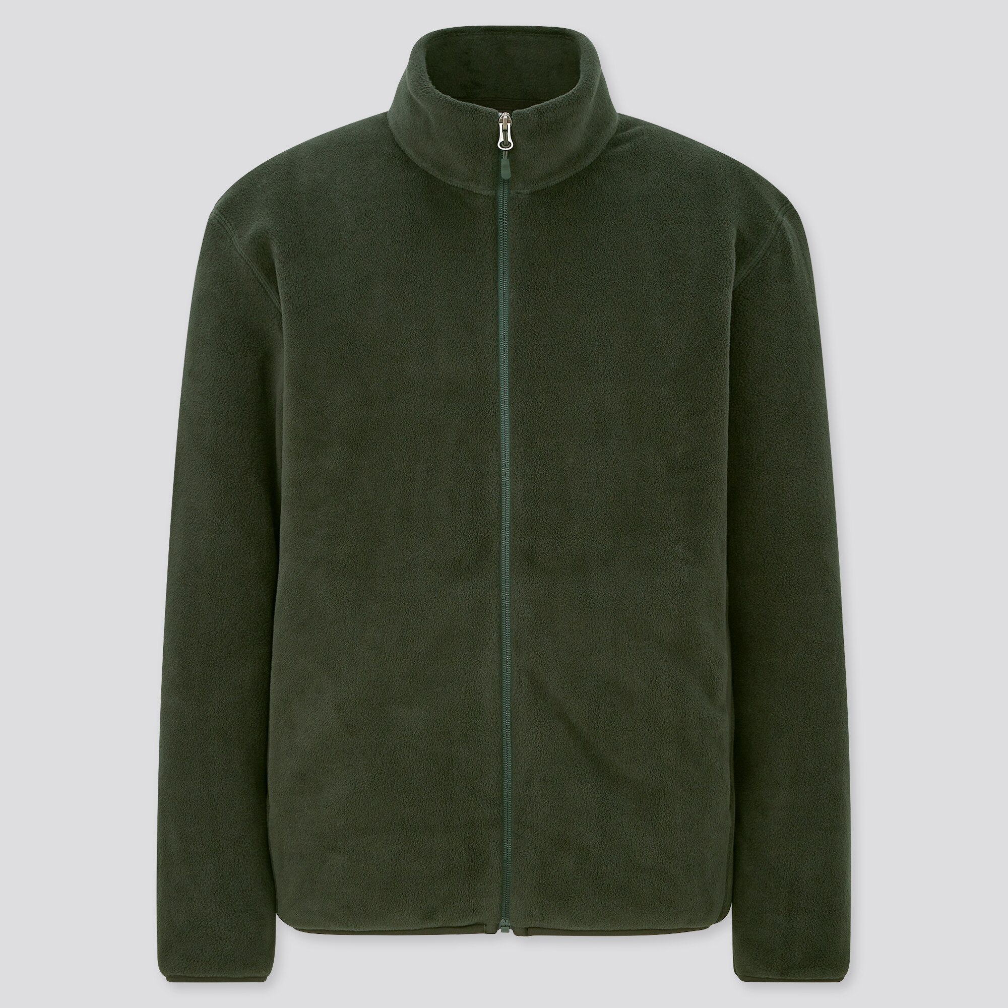 uniqlo fleece long sleeve full zip jacket