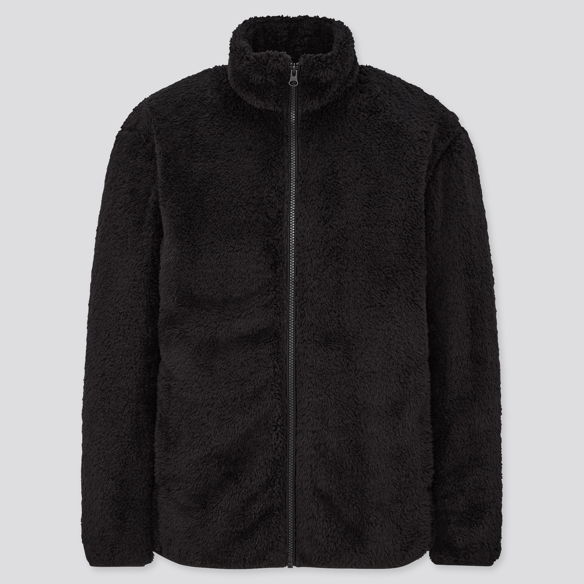 Men Fluffy Fleece Zipped Jacket | UNIQLO UK