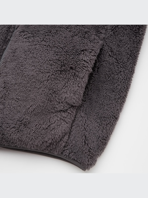 Fluffy Yarn Fleece Full-Zip Jacket