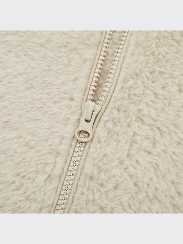 Fluffy Yarn Fleece Full-Zip Jacket