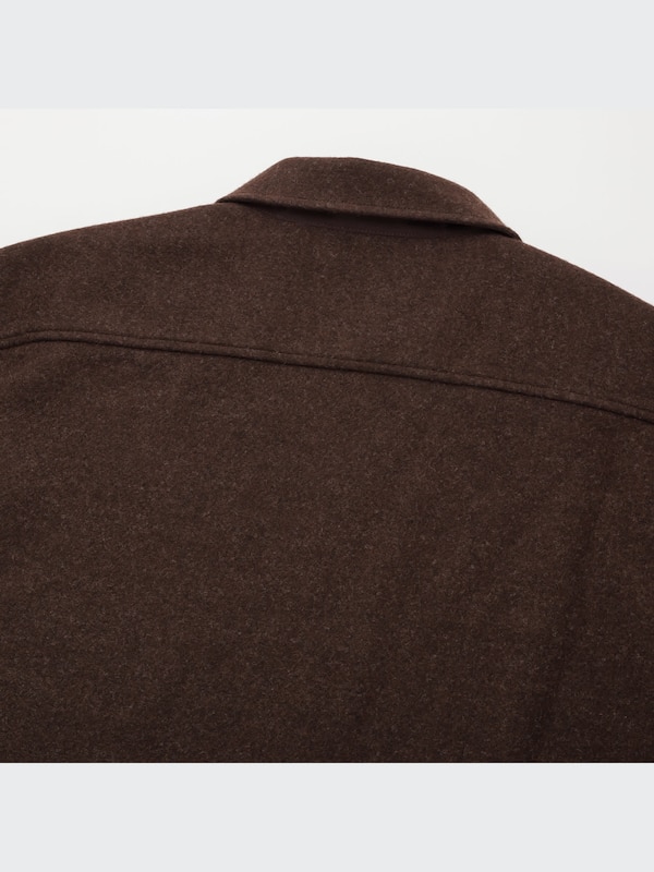 UNIQLO U LONG SLEEVE FLEECE SHIRT JACKET