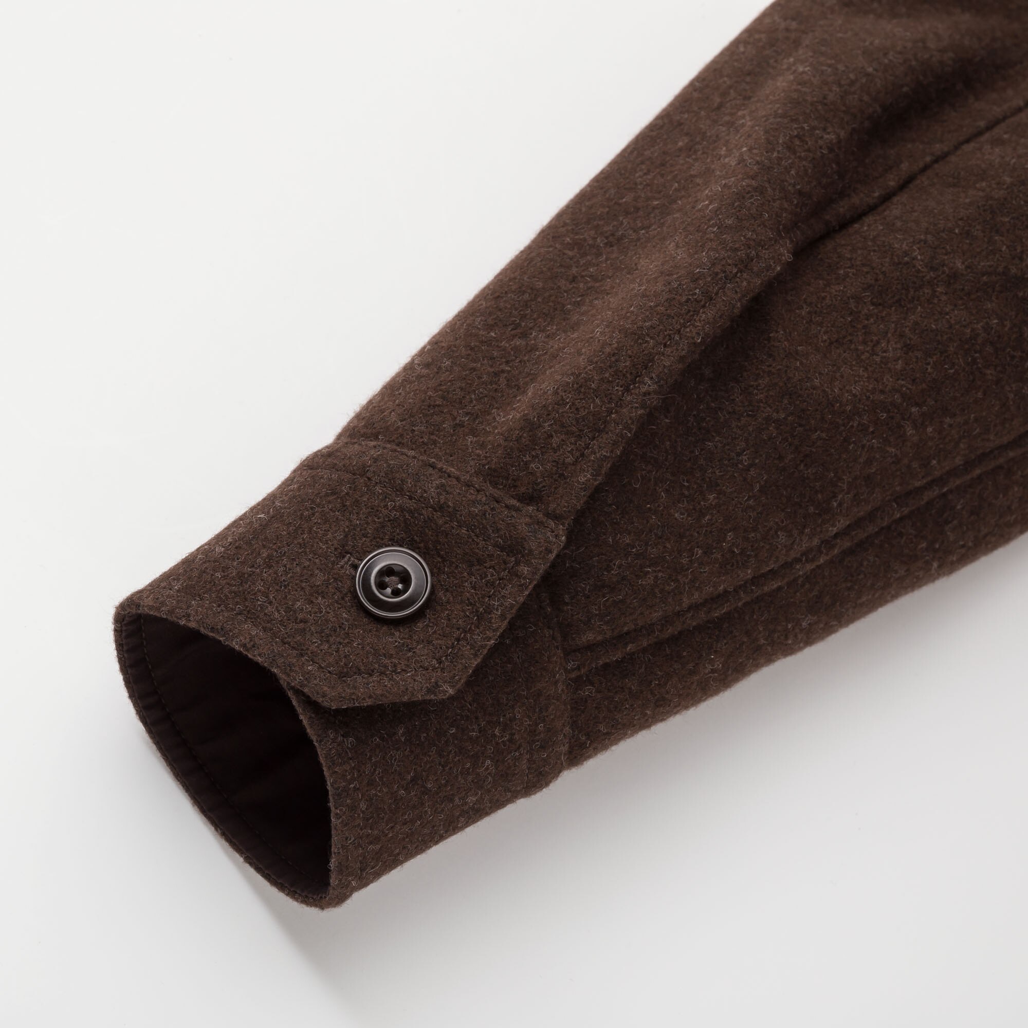 MEN'S UNIQLO U LONG SLEEVE FLEECE SHIRT 
