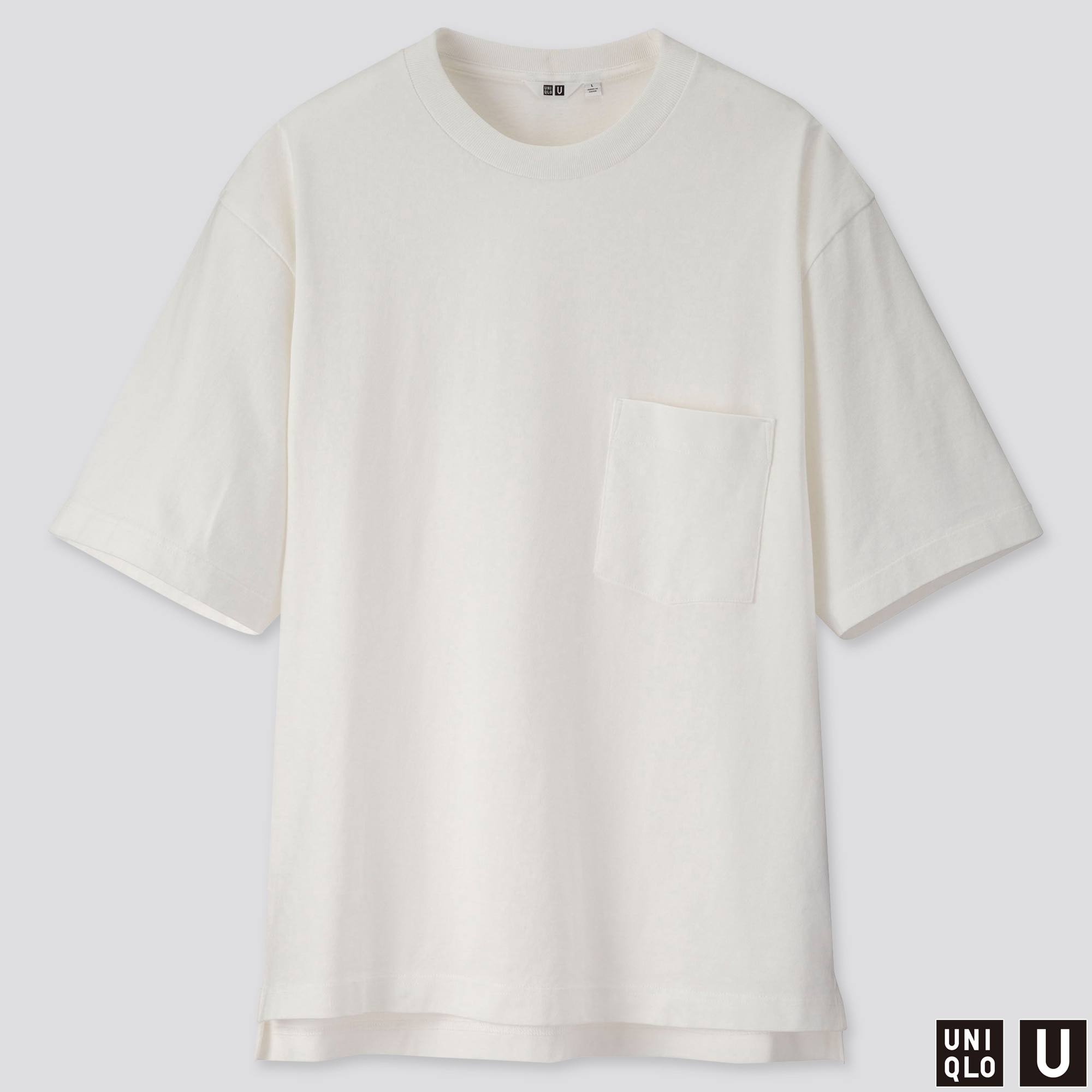 uniqlo oversized crew neck t shirt