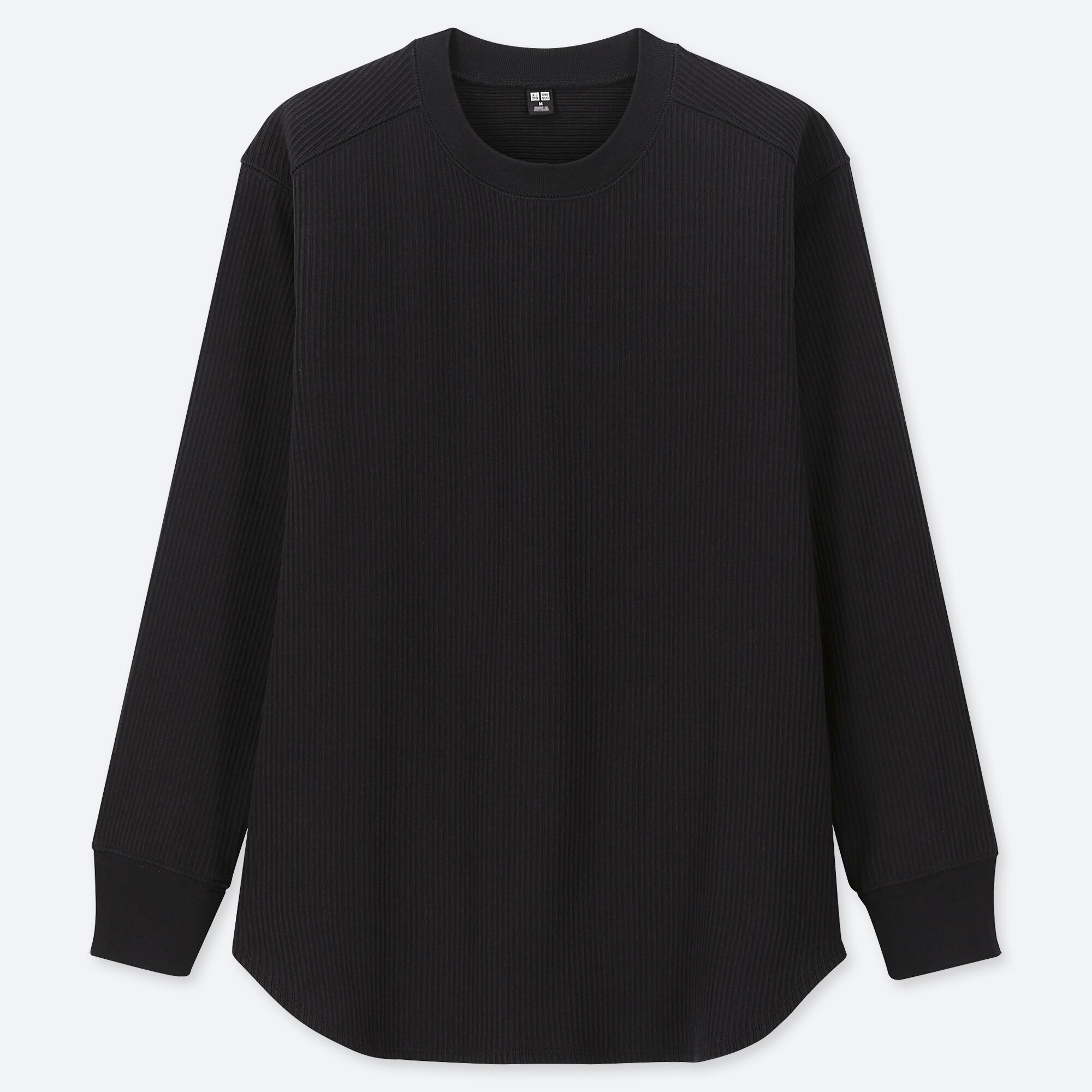 UNIQLO Women Waffle Oversized Crew Neck 