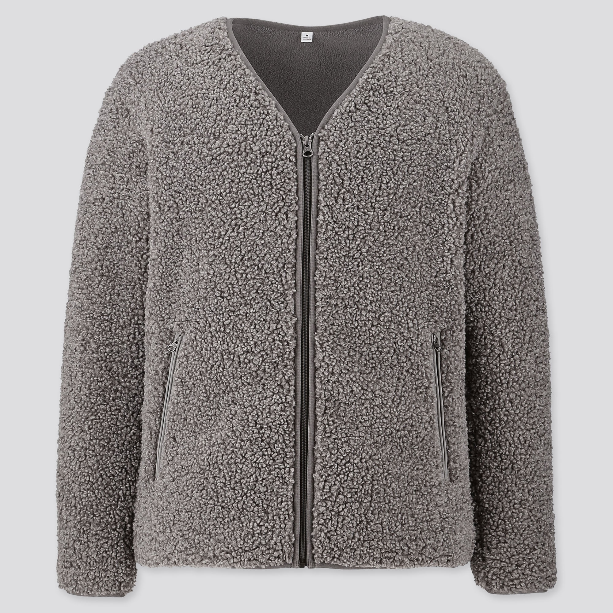 fleece cardigan