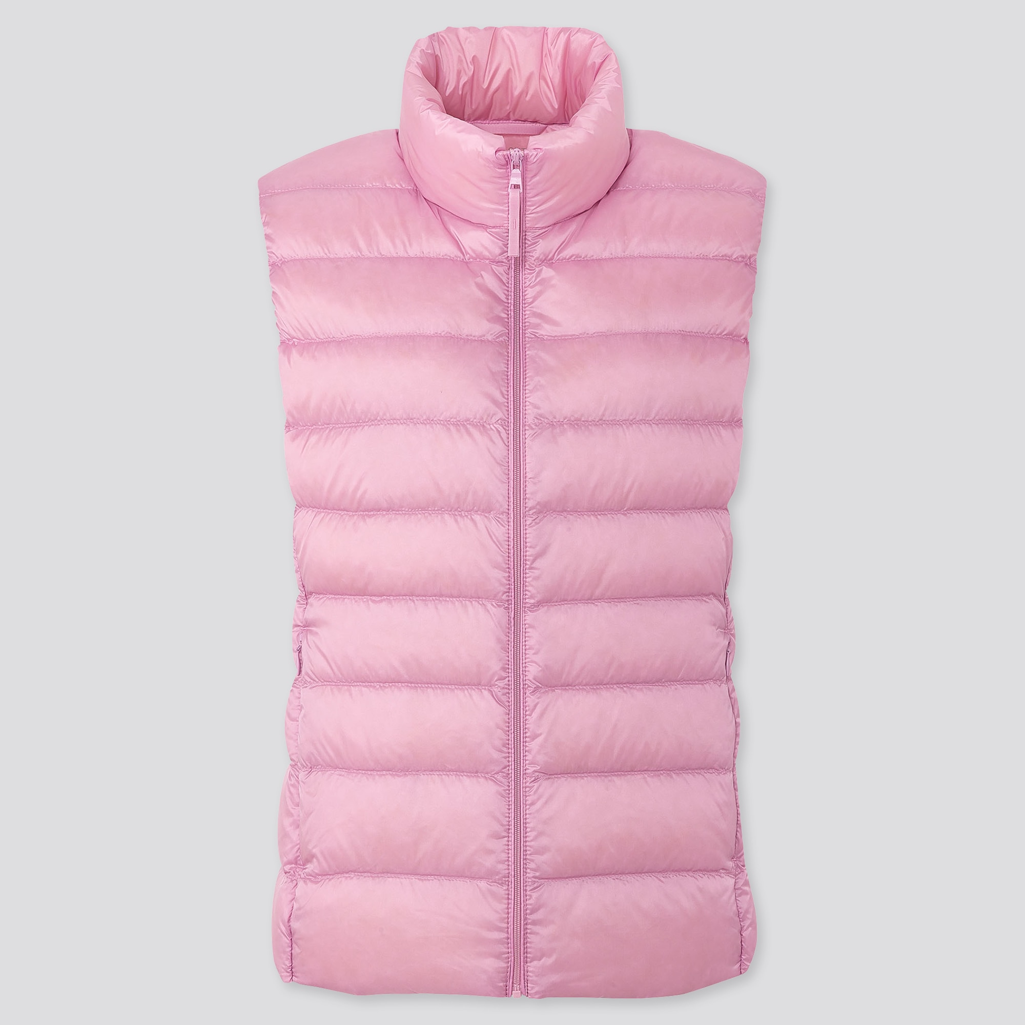 light pink down vest