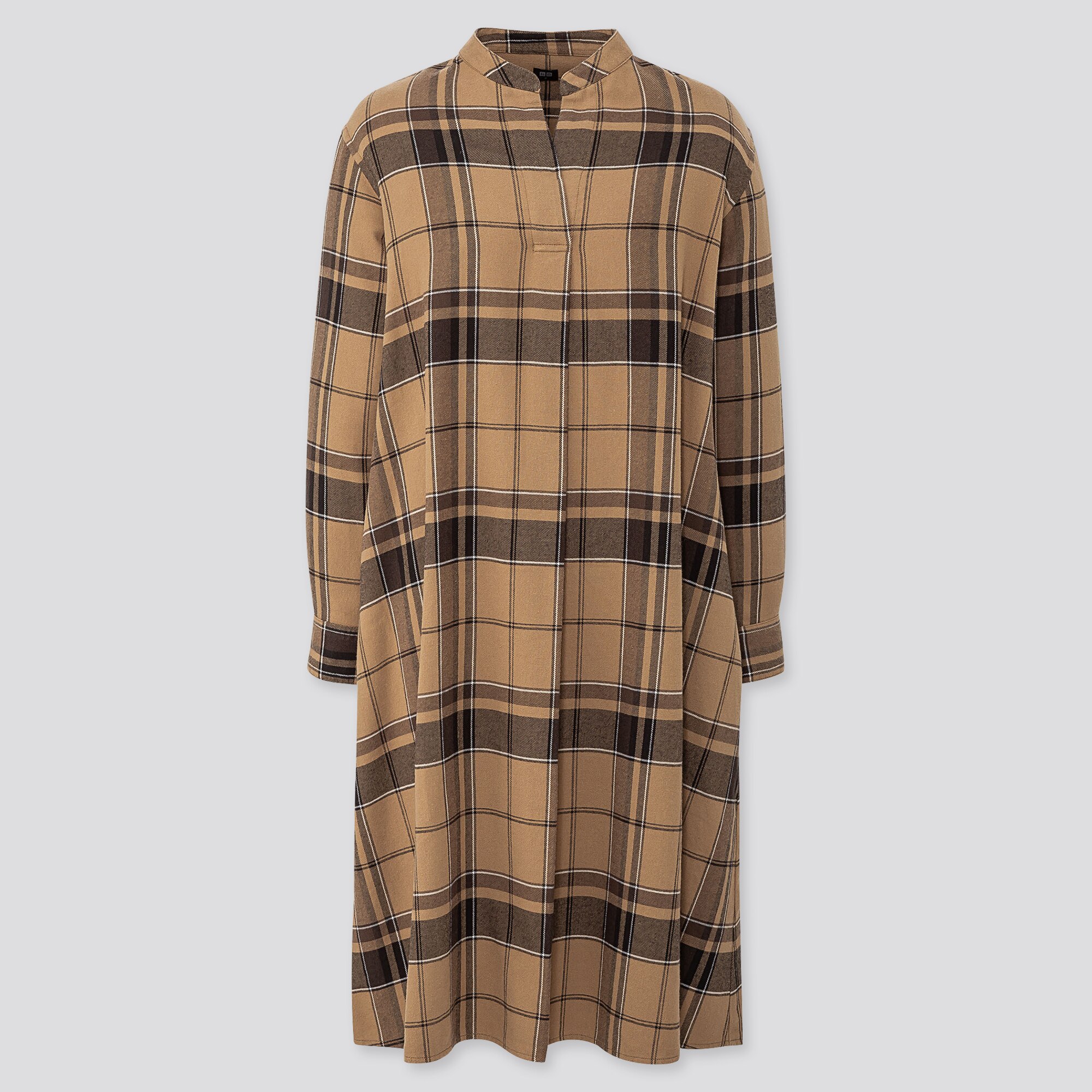 uniqlo flannel dress