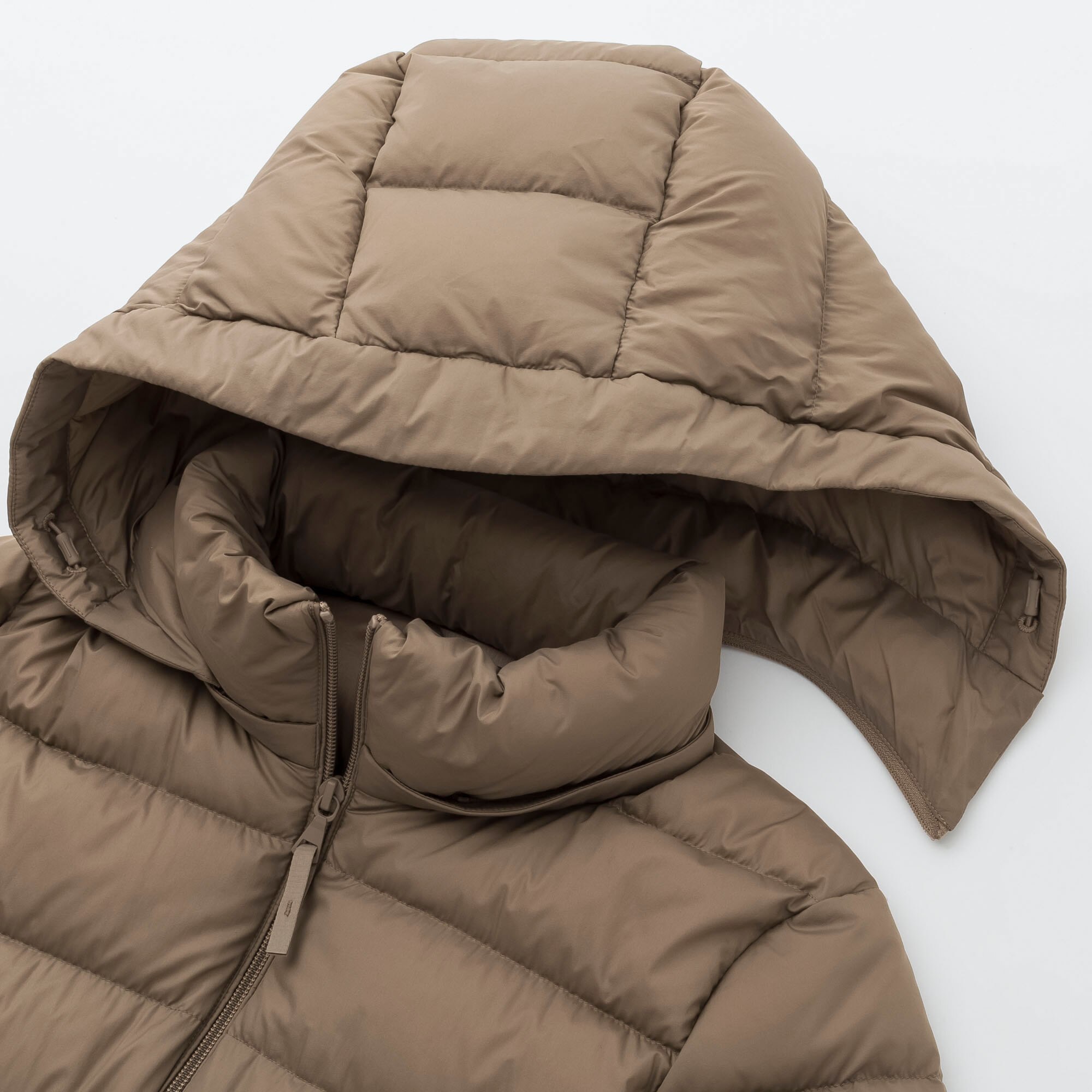 uniqlo coat with fur hood