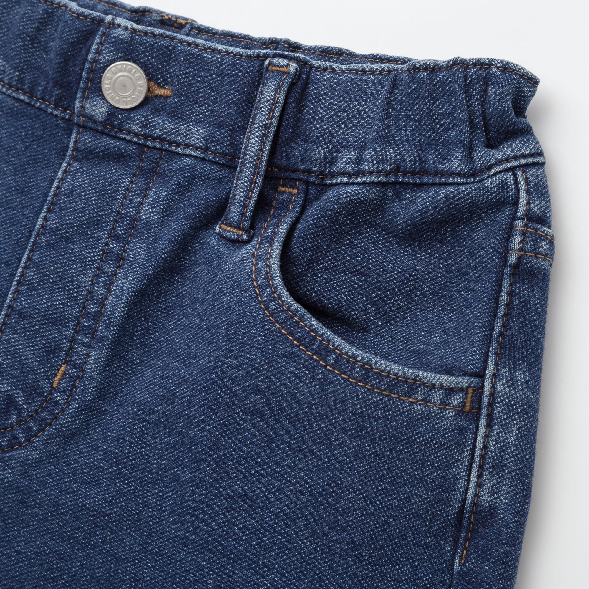 GIRLS DENIM WIDE CROPPED PANTS | UNIQLO US