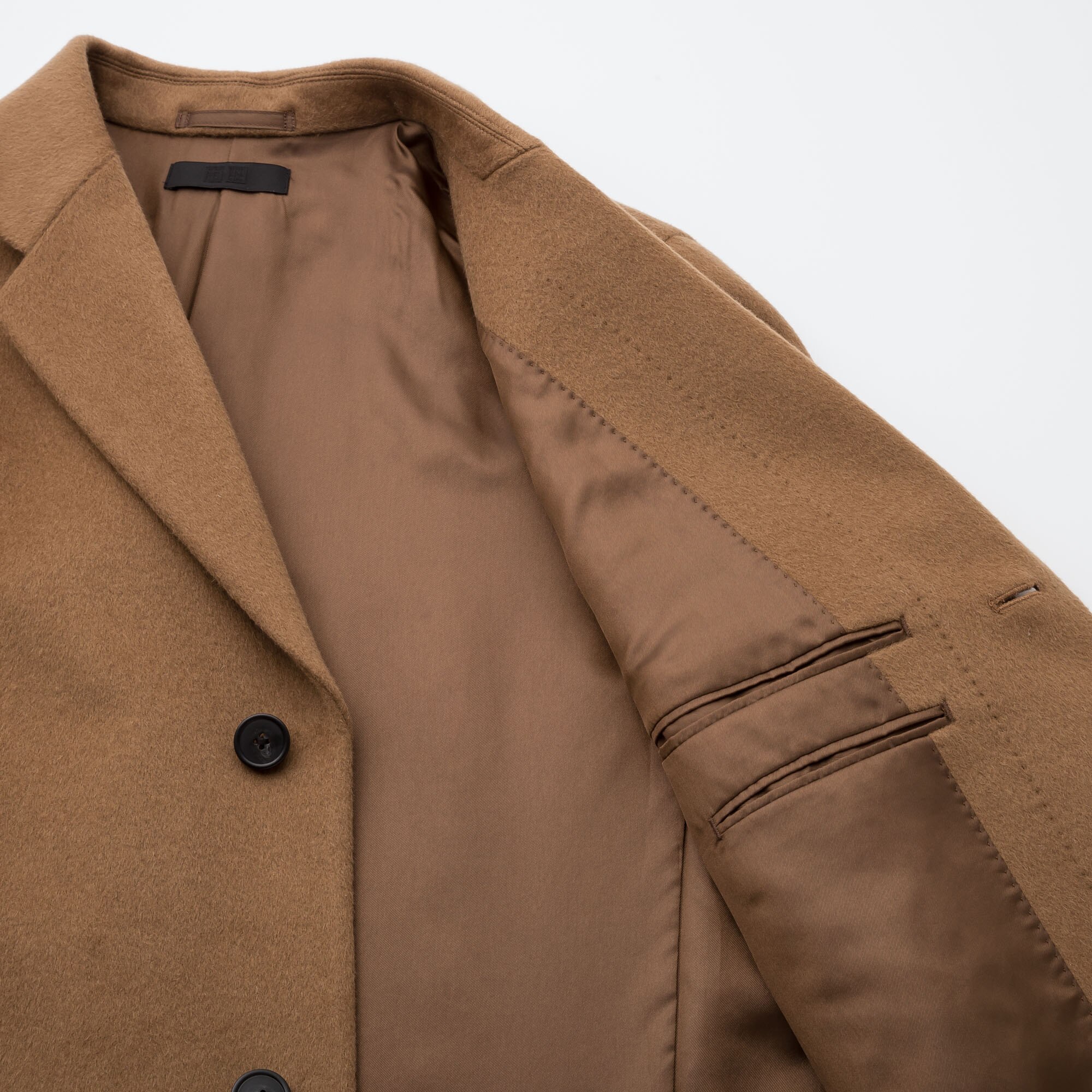 uniqlo wool chesterfield coat