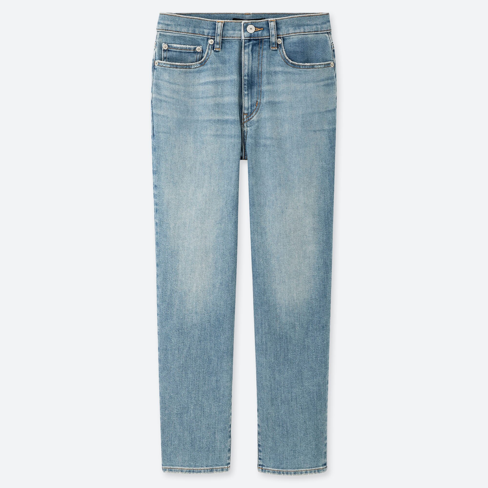 uniqlo straight high rise jeans