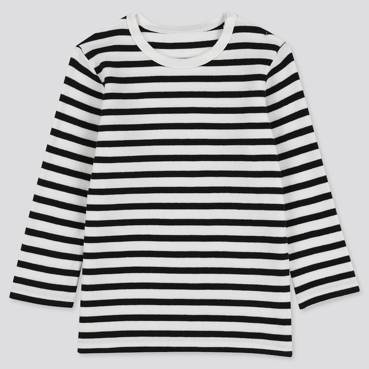 UNIQLO BABIES NEWBORN STRIPED LONG SLEEVED ALL IN ONE OUTFIT | StyleHint