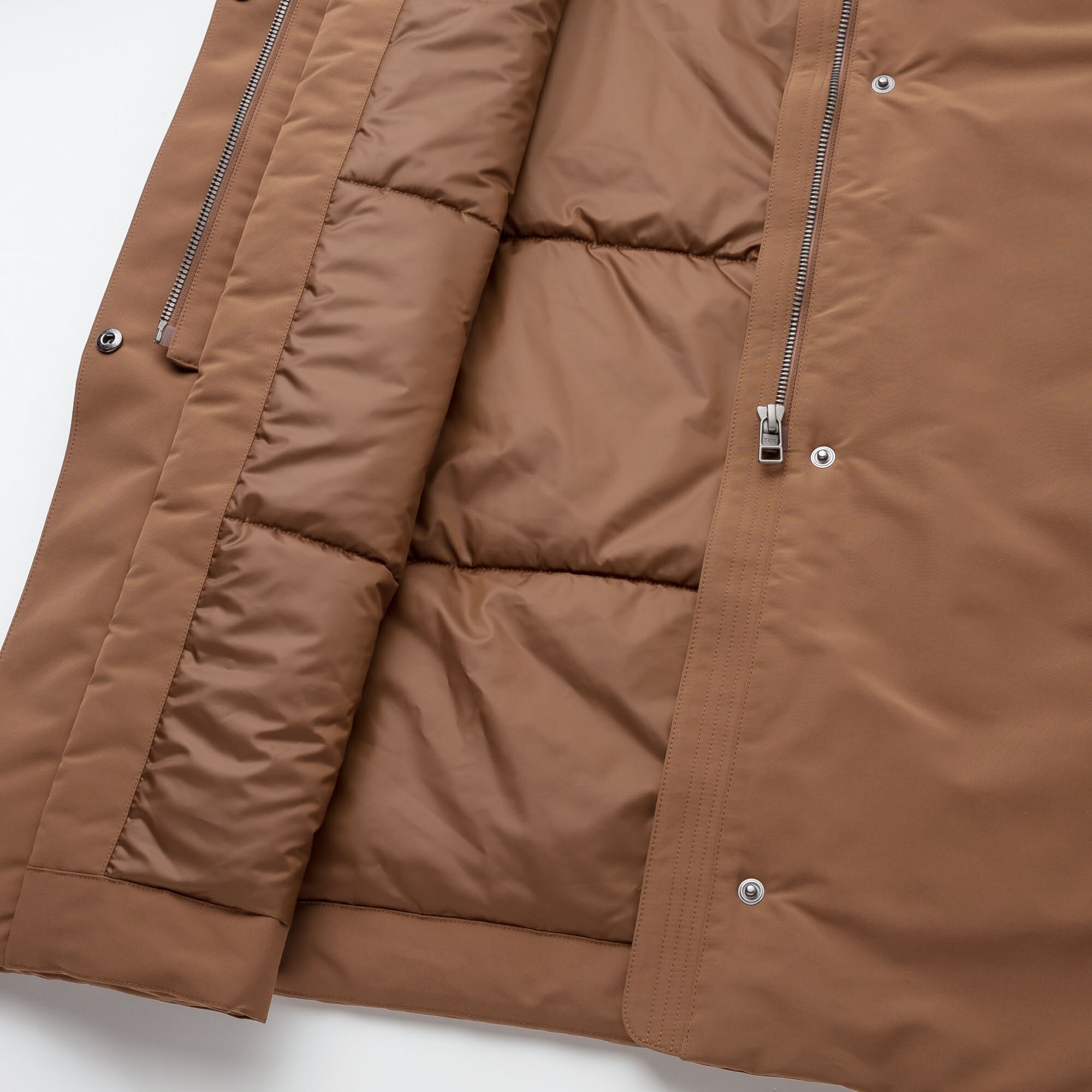 hooded cocoon coat
