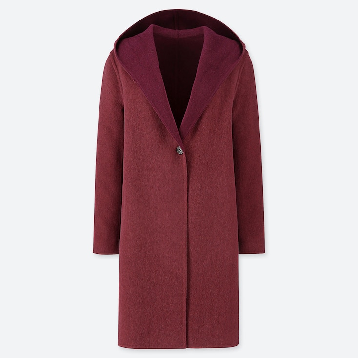 WOMEN DOUBLE-FACE HOODED COAT | UNIQLO US