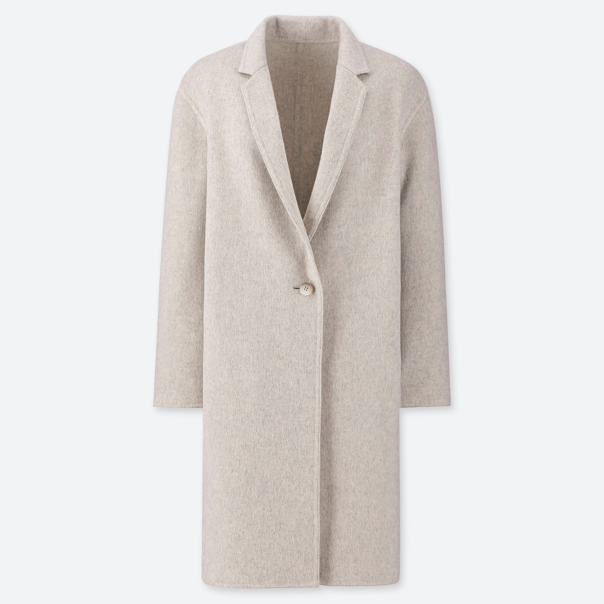 grey cocoon coat