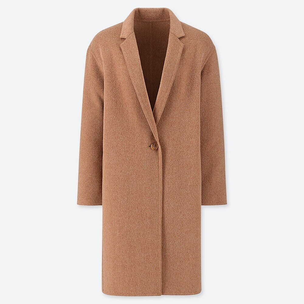 uniqlo camel coat