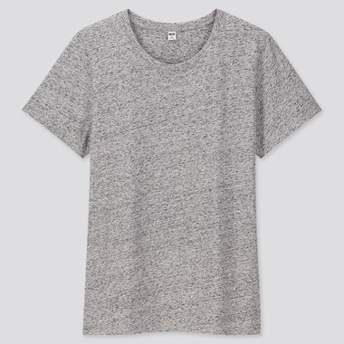 Women 100% Supima Cotton Crew Neck Short Sleeved T-Shirt