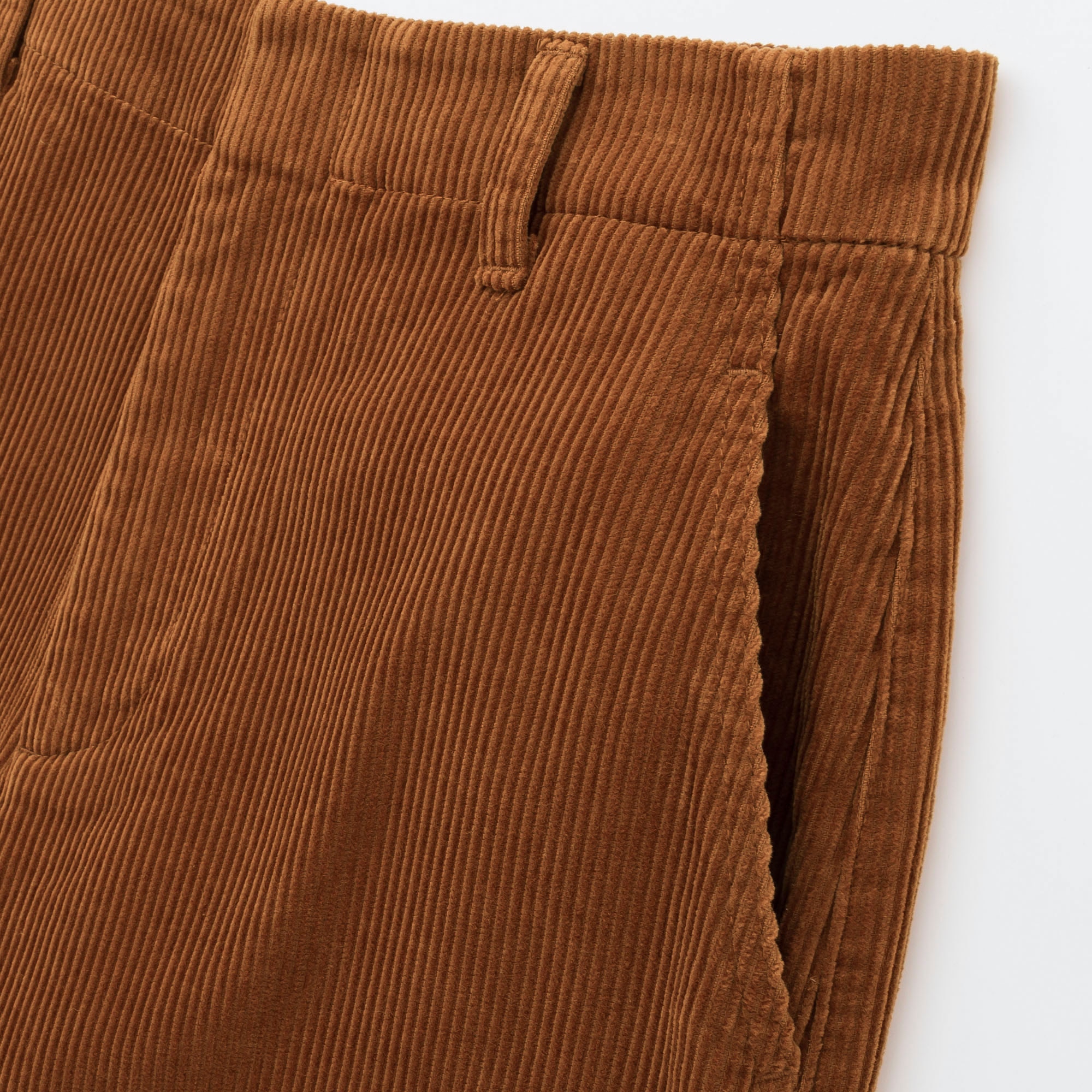 Women Corduroy High Waisted Wide Leg Trousers Uniqlo