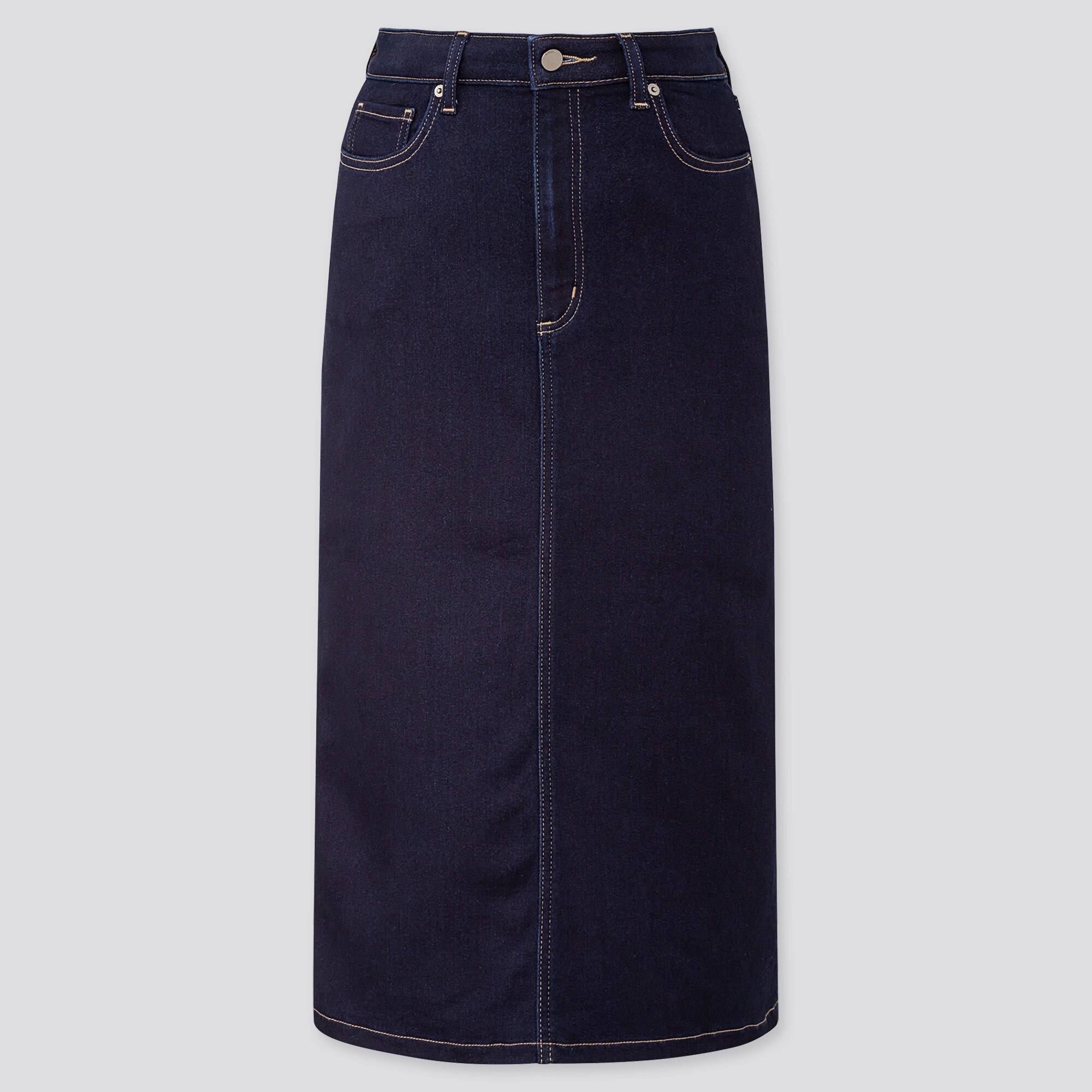 denim midi skirts online