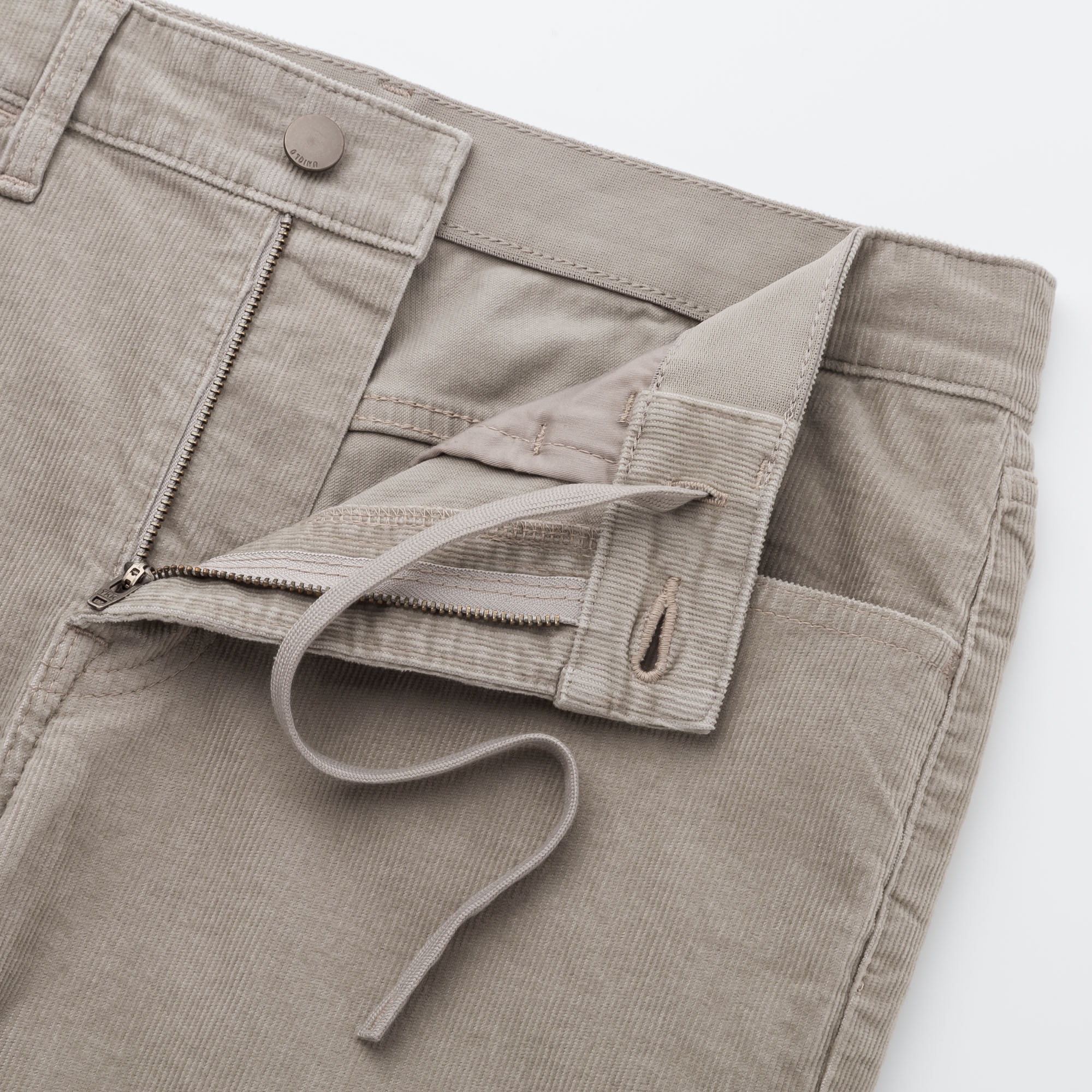 uniqlo light grey corduroy pants