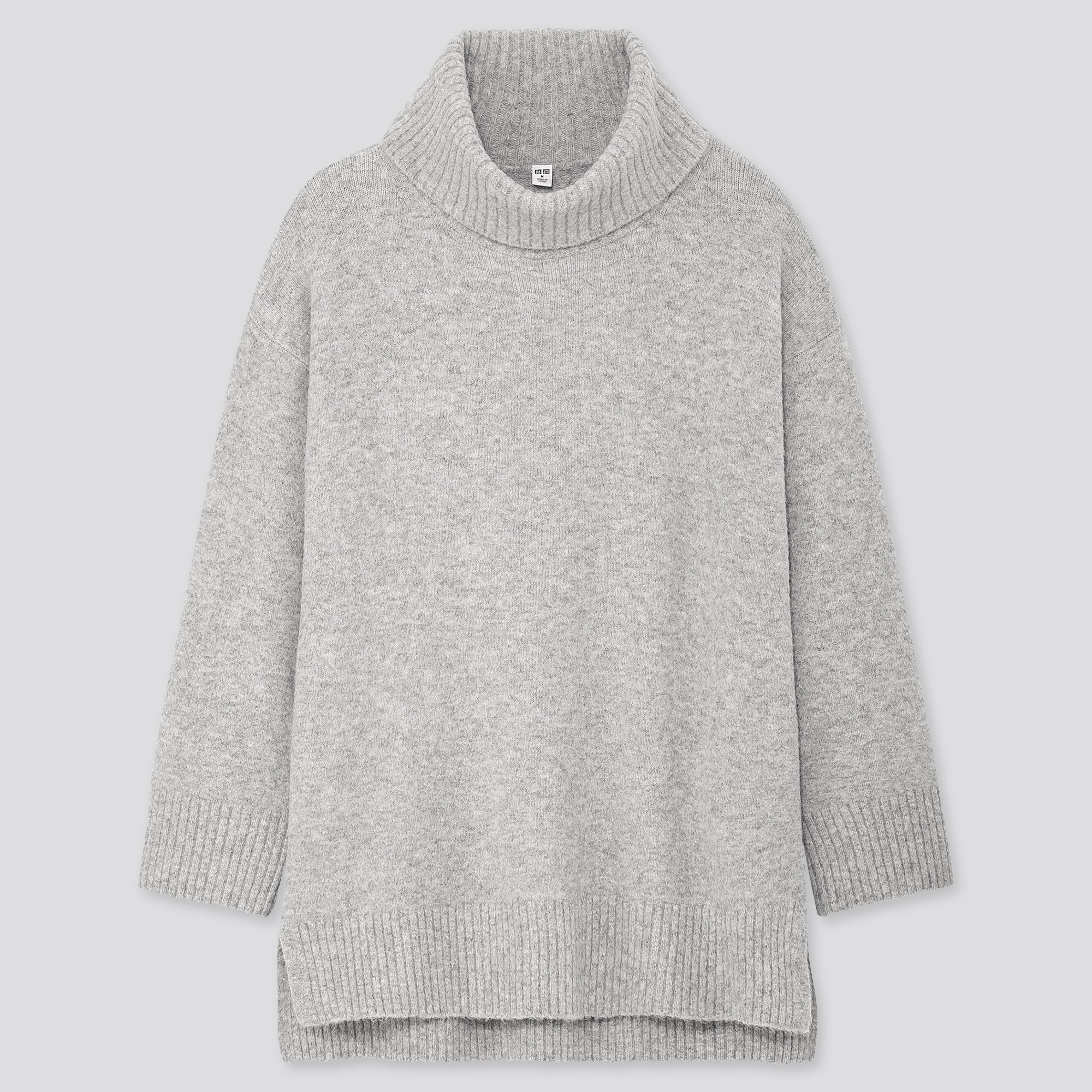 turtleneck tunic sweatshirt