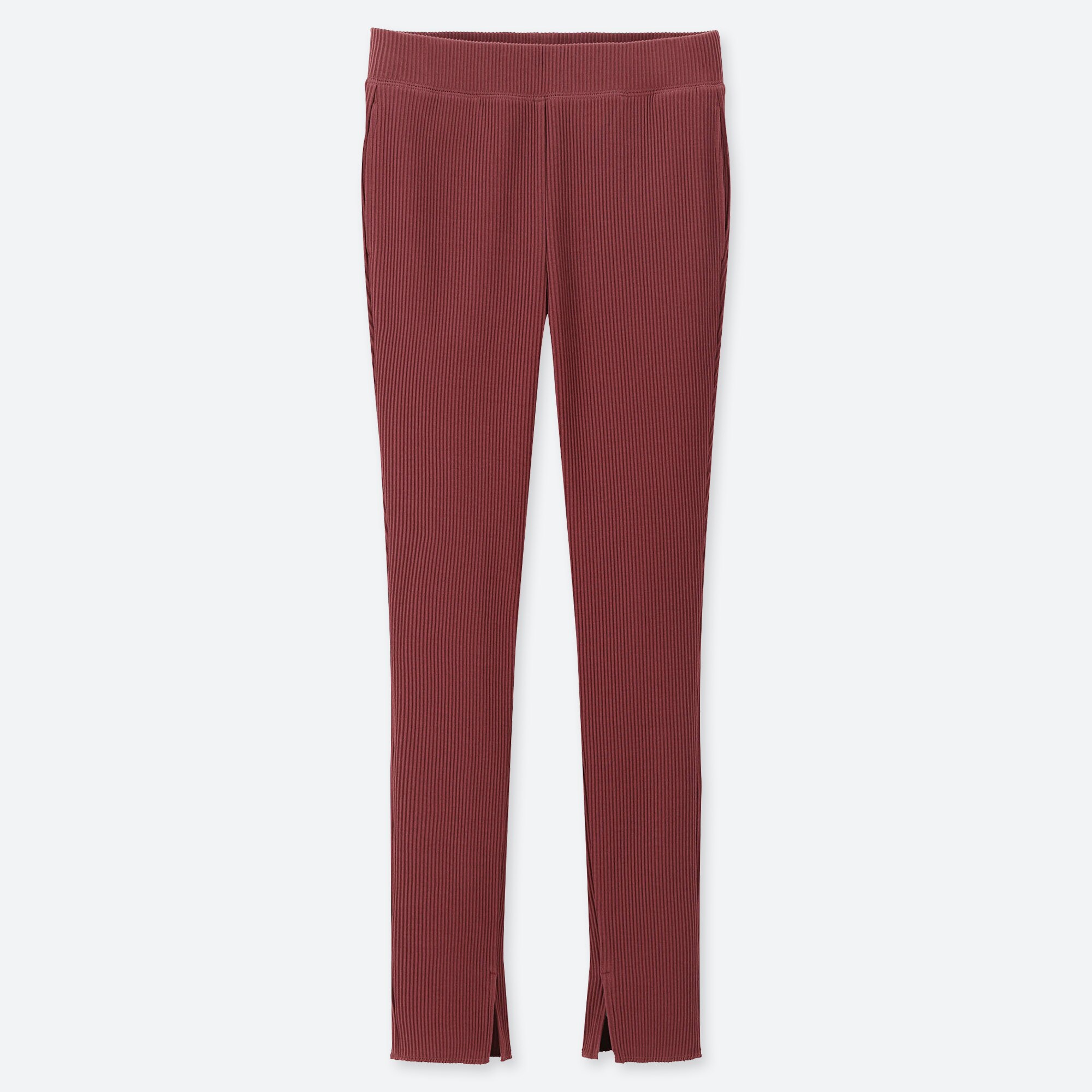 WOMEN RIBBED LEGGINGS PANTS