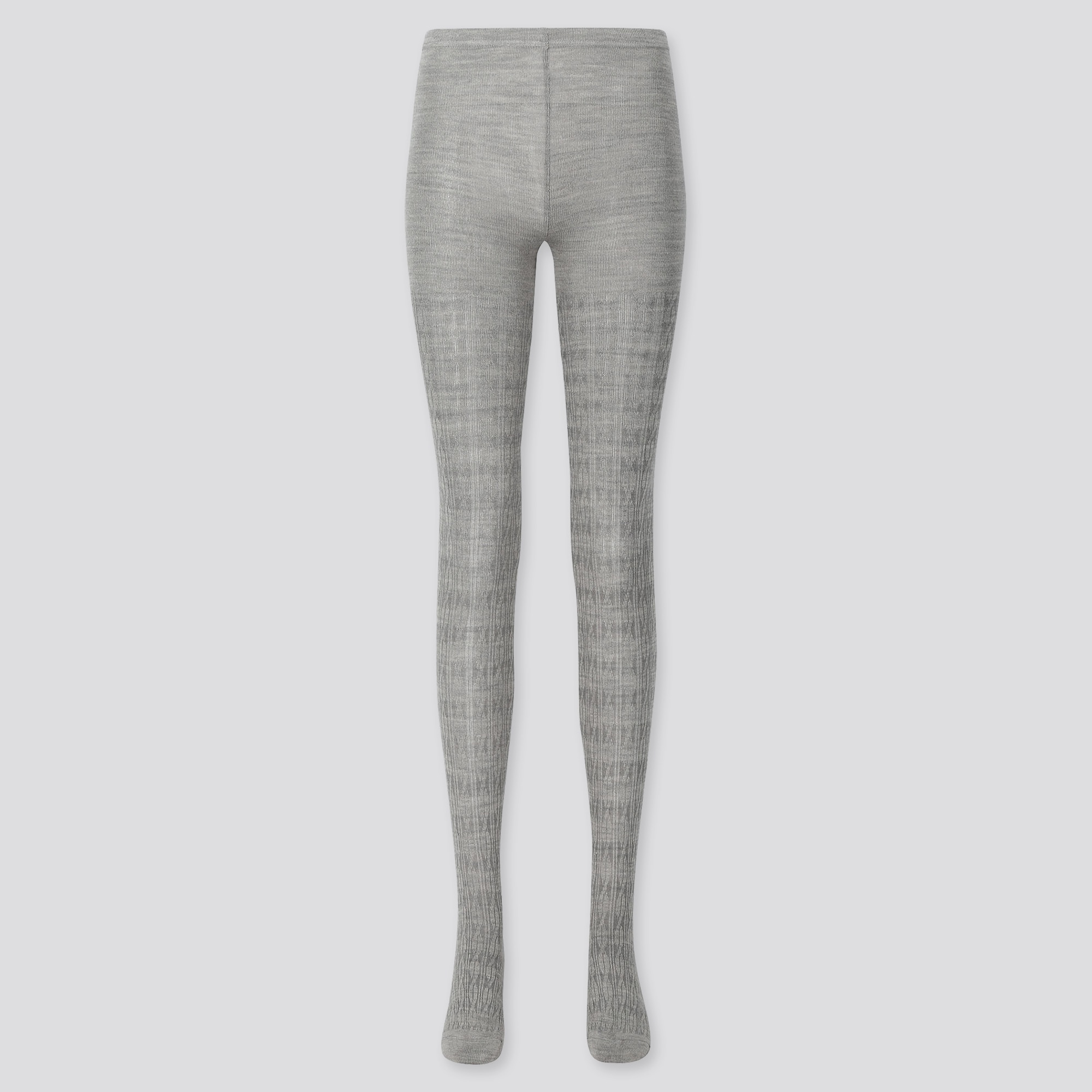 WOMEN HEATTECH CABLE KNITTED TIGHTS