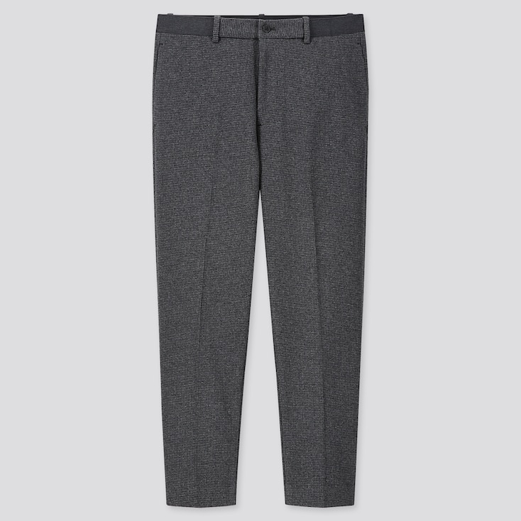 MEN EZY HOUNDSTOOTH JERSEY ANKLE-LENGTH PANTS | UNIQLO US