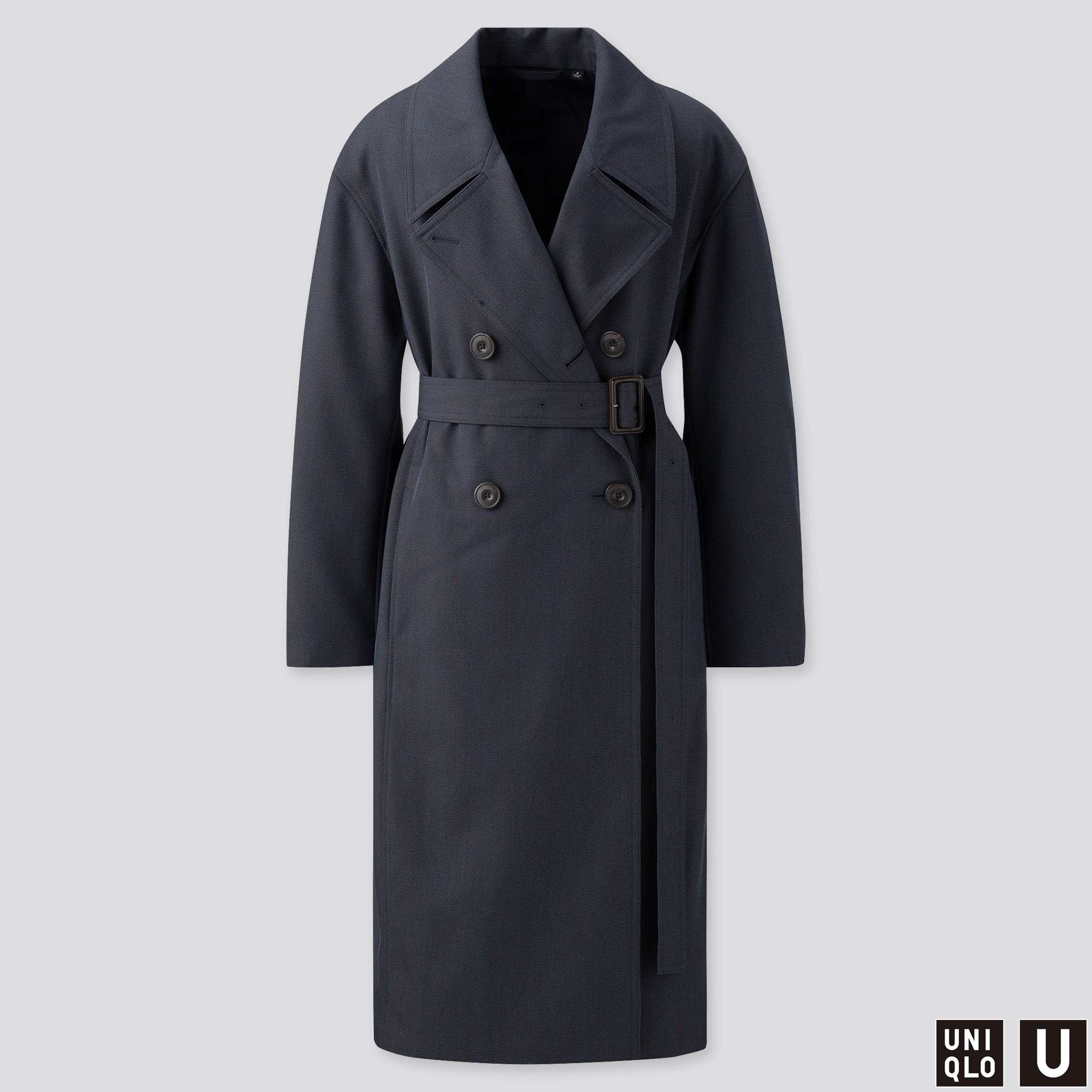 womens trench coat black