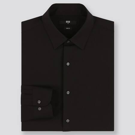 Men Easy Care Broadcloth Slim Fit Shirt (Regular Collar)