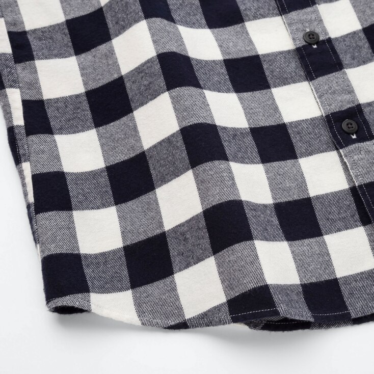 MEN FLANNEL CHECKED LONG-SLEEVE SHIRT | UNIQLO US