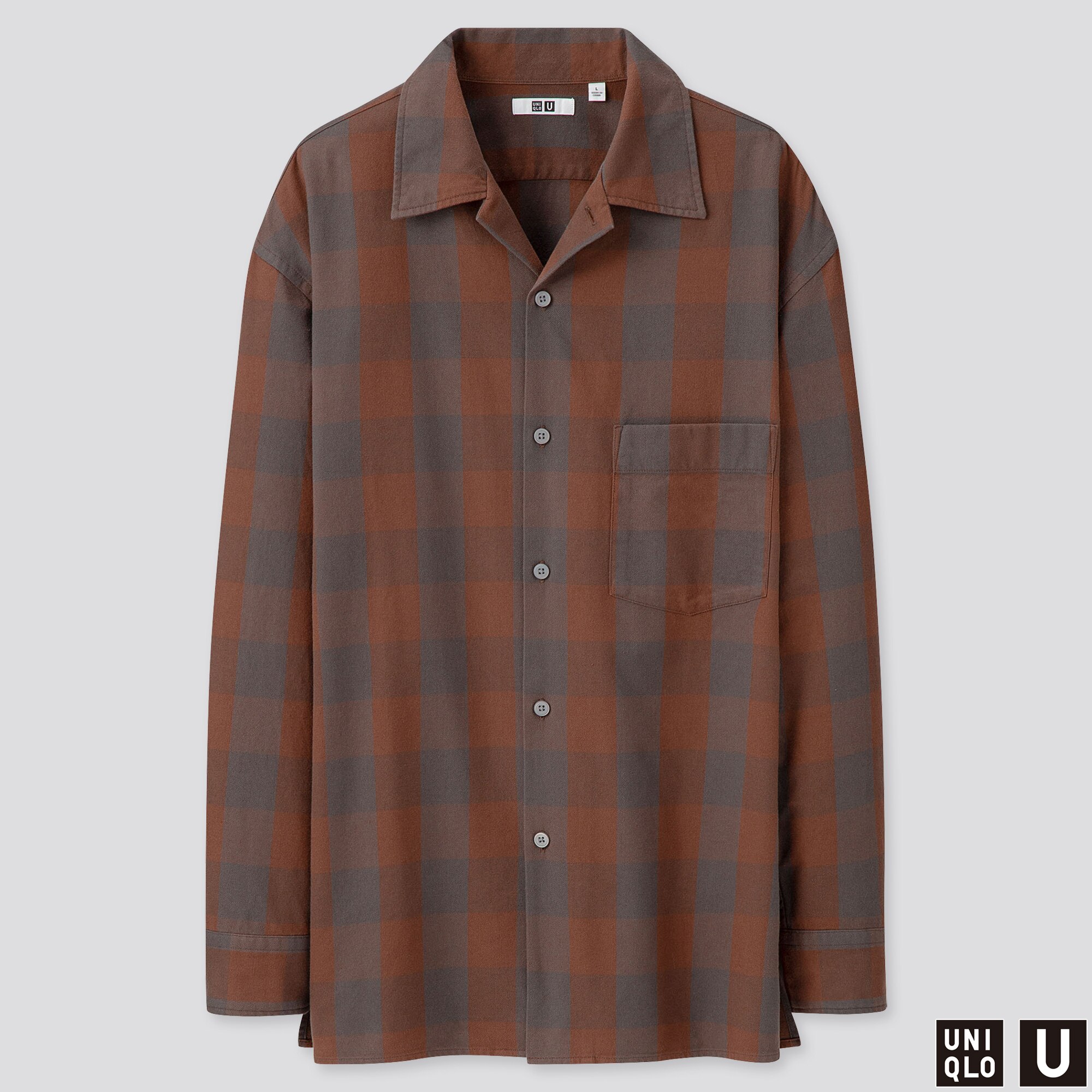 Please Sign In Register Men U Open Collar Flannel Checked Long Sleeve Shirt Brown Small Images Men U Open Collar Flannel Checked Long Sleeve Shirt Brown Large Men U Open Collar Flannel Checked Long Sleeve Shirt Brown Small Similar