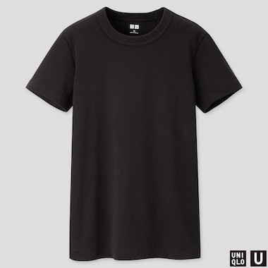 WOMEN UNIQLO U CREW NECK SHORT SLEEVED T-SHIRT
