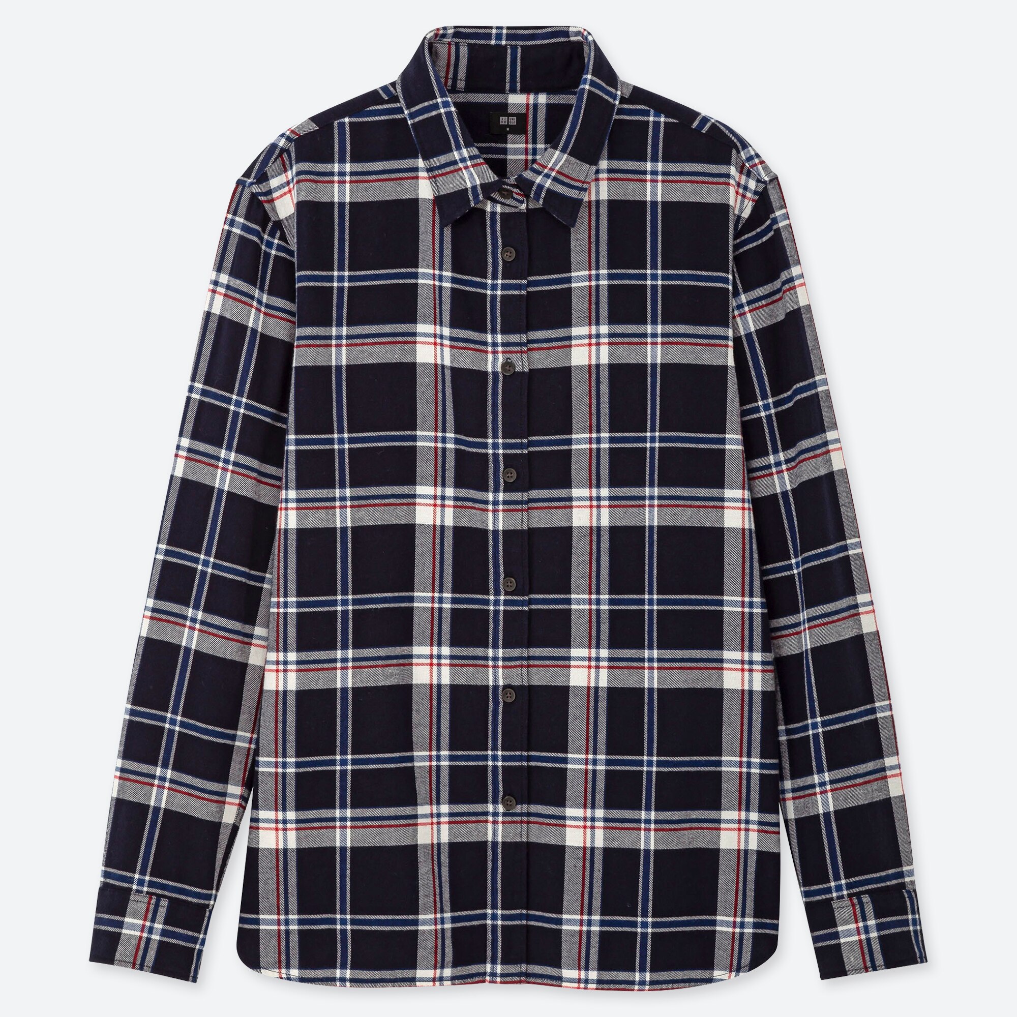 WOMEN FLANNEL CHECKED LONG-SLEEVE SHIRT | UNIQLO US