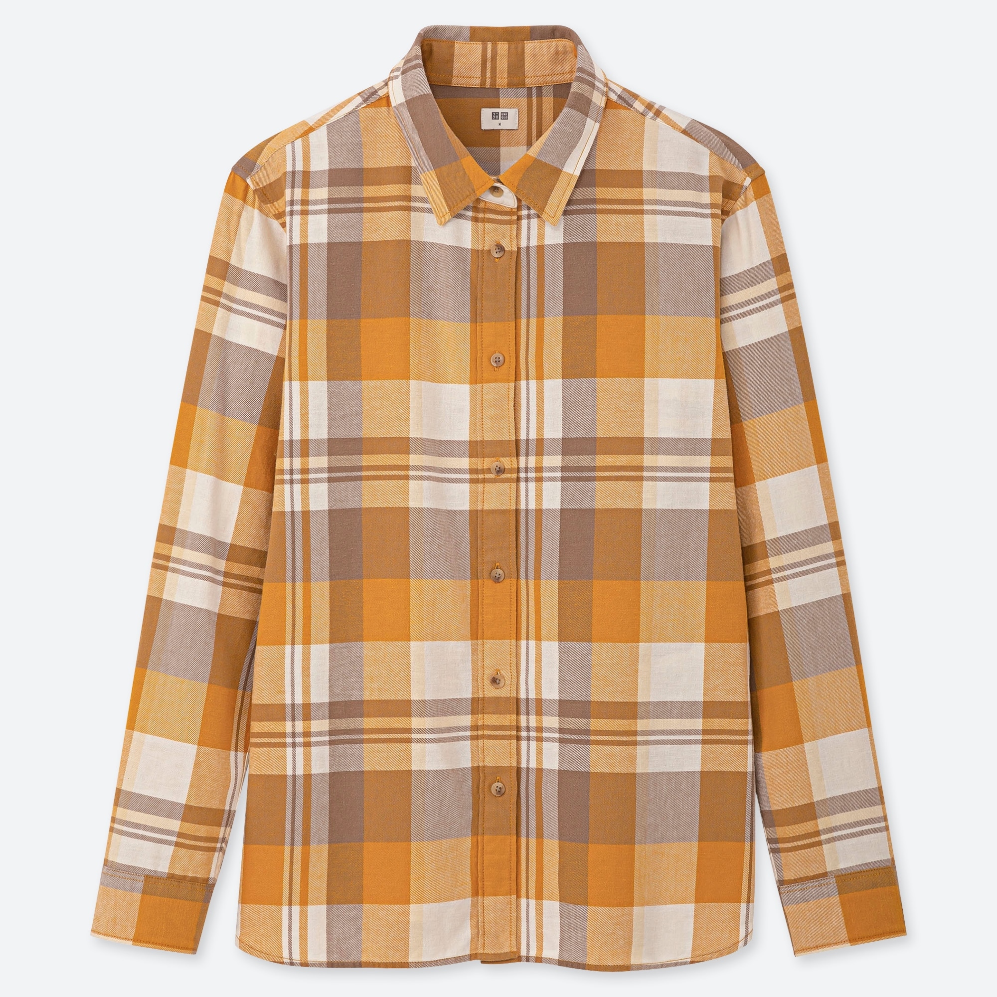 yellow checkered shirt womens
